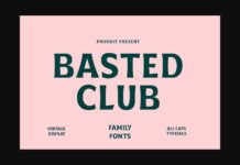 Basted Club Font Poster 1