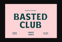 Basted Club Font Poster 1