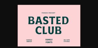 Basted Club Font Poster 1