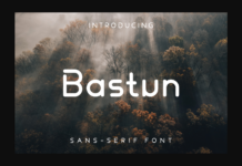 Bastun Font Poster 1