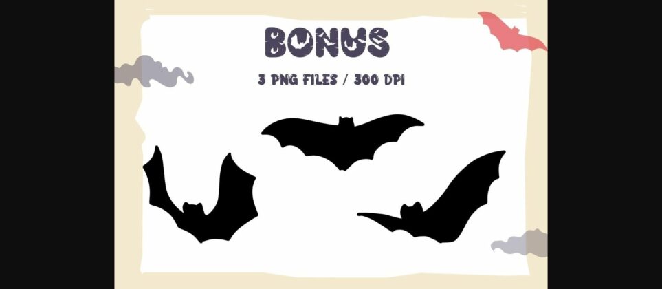 Bat Halloween Font Poster 7