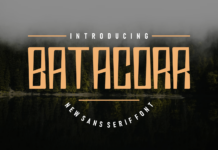 Batacorr Font Poster 1