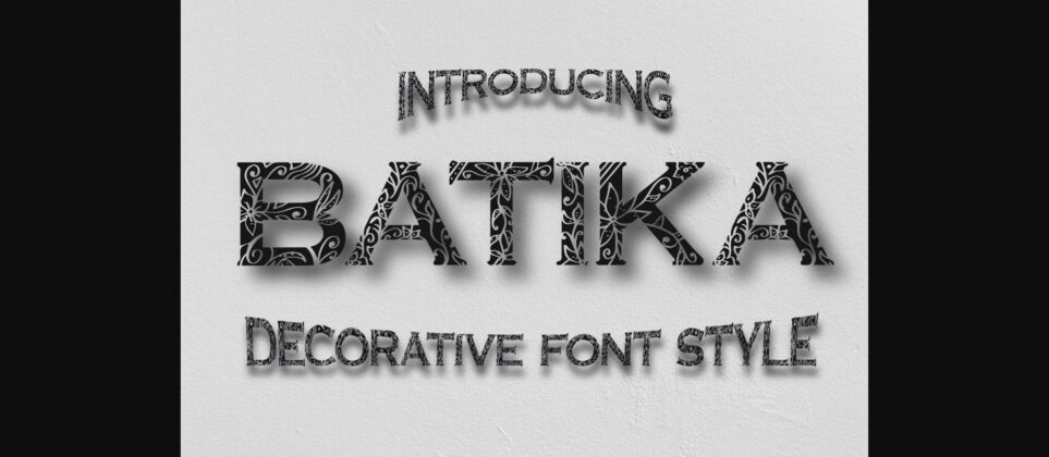 Batika Font Poster 3
