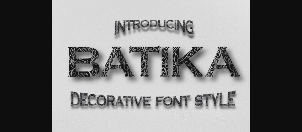 Batika Font Poster 1