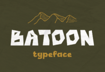 Batoon Font Poster 1