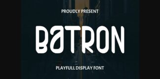 Batron Font Poster 1