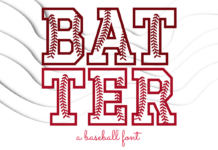 Batter Font Poster 1