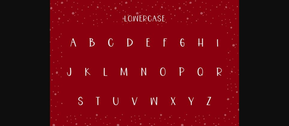 Bauble Star Font Poster 6