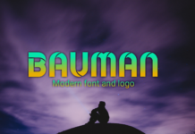 Bauman Font Poster 1