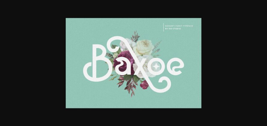 Baxoe Font Poster 3