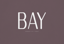 Bay Font Poster 1