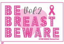 Be Breast Beware Vol.2 Font Poster 1