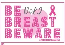 Be Breast Beware Vol.2 Font Be Breast Beware Vol.2 Font Poster 1