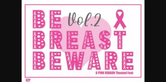 Be Breast Beware Vol.2 Font Poster 1