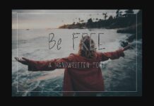 Be Free Font Poster 1