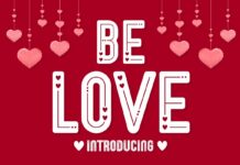 Be Love Font Poster 1