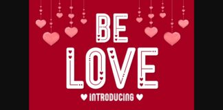 Be Love Font Poster 1