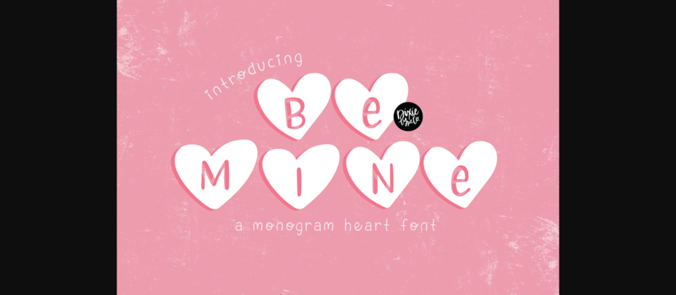 Be Mine Font Poster 3