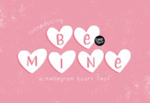 Be Mine Font Poster 1