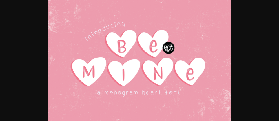 Be Mine Font Poster 1
