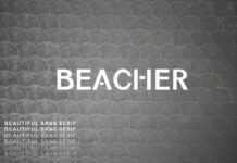 Beacher Family Font Poster 1
