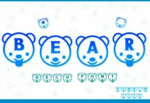Bear Font Poster 1