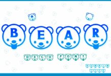 Bear Font Poster 1