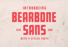 Bearbone Sans Font Poster 1
