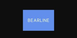 Bearline Font Poster 1