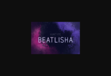 Beatlisha Font Poster 1