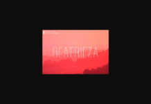 Beatrieza Font Poster 1