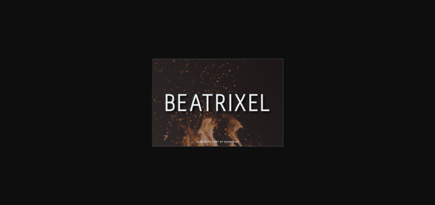 Beatrixel Font Poster 3