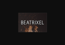 Beatrixel Font Poster 1