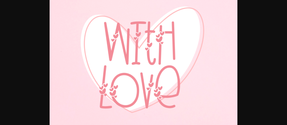 Beautiful Love Font Poster 5