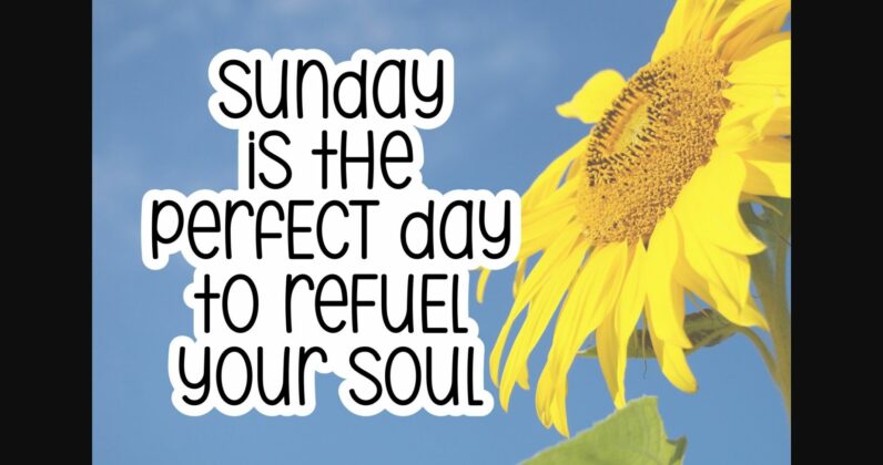 Beautiful Sunday Font Poster 6