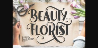 Beauty Florist Font Poster 1