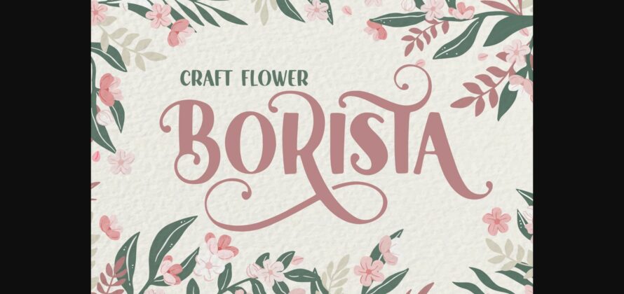 Beauty Florist Font Poster 6