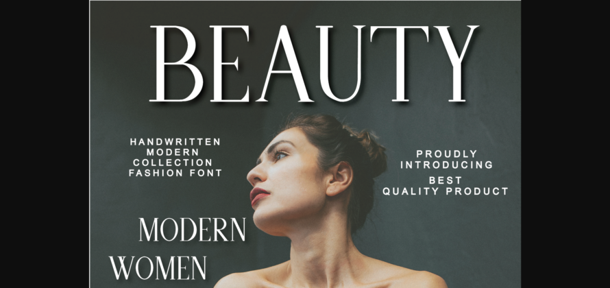 Beauty Font Poster 3