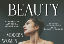 Beauty Font Poster 1