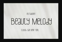 Beauty Melody Font Poster 1