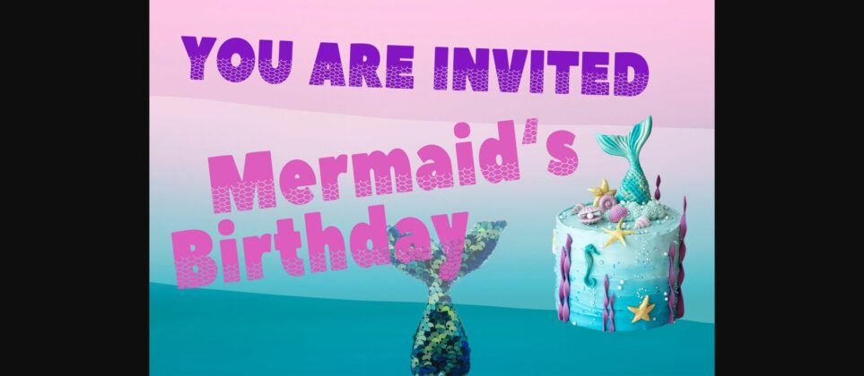 Beauty Mermaid Font Poster 5