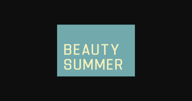 Beauty Summer Font Poster 3