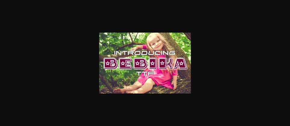 Bebika Font Poster 3