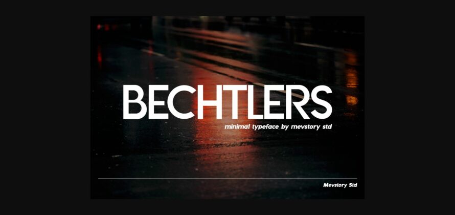 Bechtlers Font Poster 3