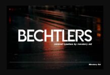 Bechtlers Font Poster 1