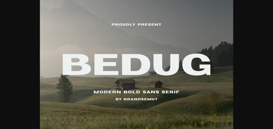 Bedug Font Poster 1