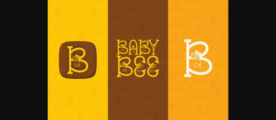Bee Baby Font Poster 6