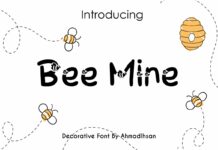 Bee Mine Font Poster 1