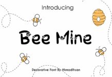 Bee Mine Font Poster 1