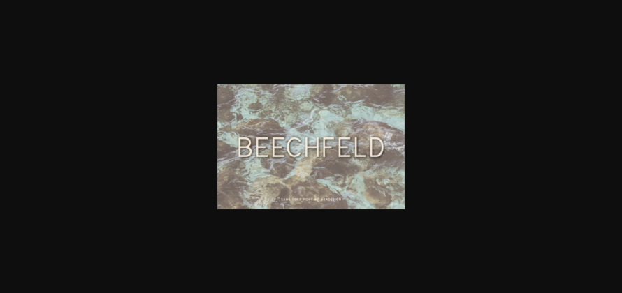 Beechfeld Font Poster 3